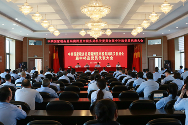 满洲里市税务局召开全系统党员代表...