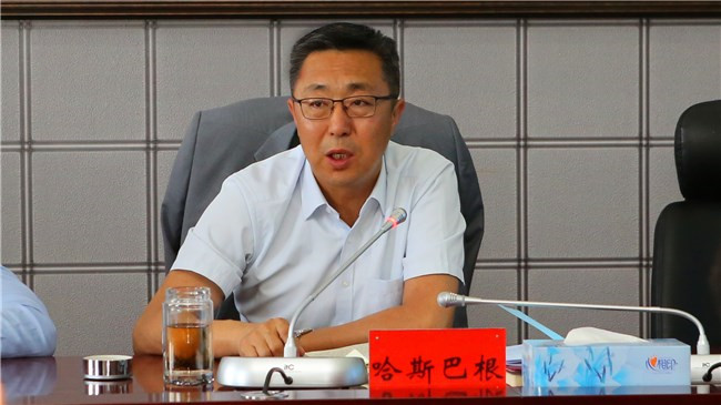 哈斯巴根局长主持召开局务会